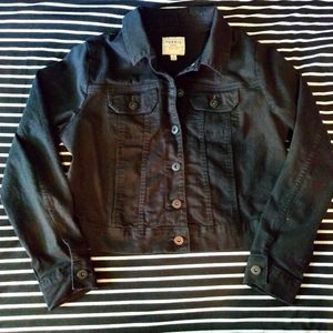 Torrid black denim jacket size 1